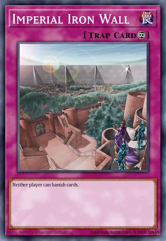 (298) YuGiOh TCG LCJW: Legendary Collection 4: Mega Pack Single: Imperial Iron Wall  Ultra Rare
