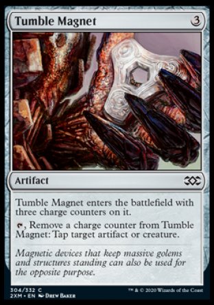 (304/332) Magic The Gathering Double Masters Single: Tumble Magnet Holo Common