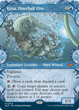(304) Magic The Gathering Bloomburrow: Extras Single: Kitsa, Otterball Elite  Mythic