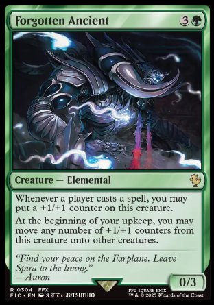 (304) Magic The Gathering Commander: Magic: The Gathering - FINAL FANTASY: Collector's Edition Single: Forgotten Ancient Holo Rare