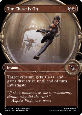 (304) Magic The Gathering Murders at Karlov Manor: Extras Single: The Chase Is On  Common