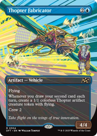 (304) Magic The Gathering Aetherdrift: Extras Single: Thopter Fabricator Holo Rare