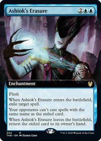 (304) Magic The Gathering Theros Beyond Death: Extras Single: Ashiok's Erasure  Rare