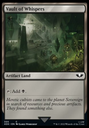 (305) Magic The Gathering Universes Beyond: Warhammer 40000 Single: Vault of Whispers Holo Common