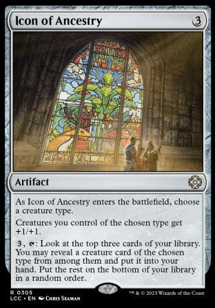 (305) Magic The Gathering Commander: The Lost Caverns of Ixalan Single: Icon of Ancestry  Rare