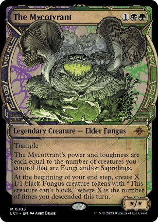 (305) Magic The Gathering The Lost Caverns of Ixalan: Extras Single: The Mycotyrant  Mythic