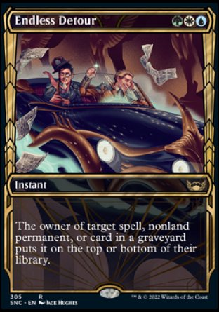 (305) Magic The Gathering Streets of New Capenna: Extras Single: Endless Detour (V.1)  Rare