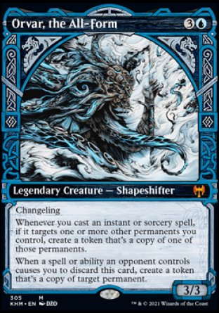 (305) Magic The Gathering Kaldheim: Extras Single: Orvar, the All-Form Holo Mythic