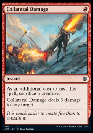 (305) Magic The Gathering Jumpstart Single: Collateral Damage  Common