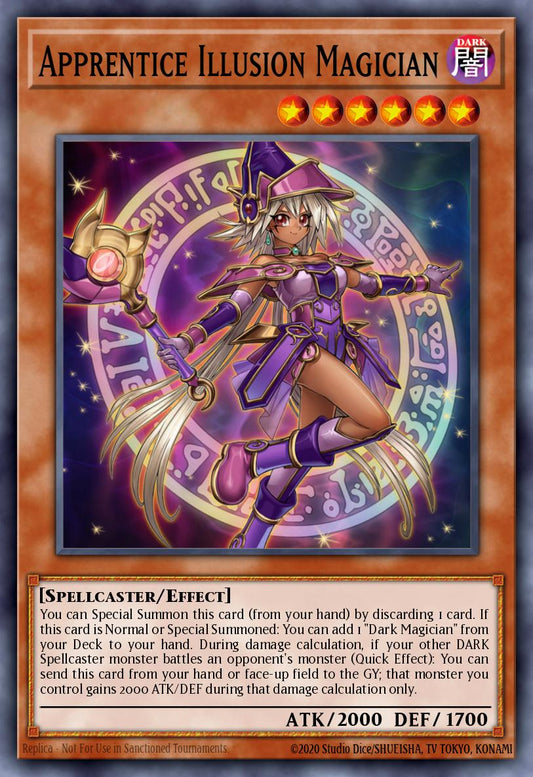 (023) YuGiOh TCG RA04: Quarter Century Stampede Single: Apprentice Illusion Magician (V.6 - Collectors Rare)  Collectors Rare