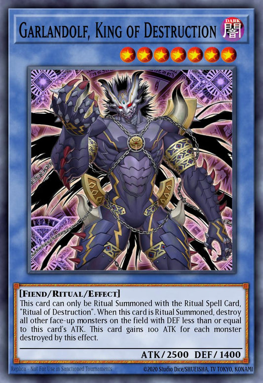 (039) YuGiOh TCG ABPF: Absolute Powerforce Single: Garlandolf, King of Destruction (V.1 - Ultra Rare)  Ultra Rare