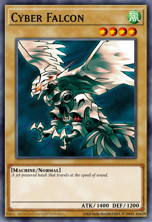 (EN047) YuGiOh TCG PSV: Pharaoh's Servant Single: Cyber Falcon (V.3 - Common)  Common