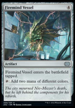(306) Magic The Gathering Double Masters 2022 Single: Firemind Vessel Holo Uncommon
