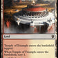 (306) Magic The Gathering Commander: Murders at Karlov Manor Single: Temple of Triumph  Rare