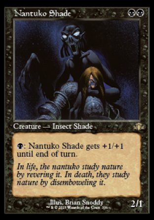 (306) Magic The Gathering Dominaria Remastered: Extras Single: Nantuko Shade  Rare