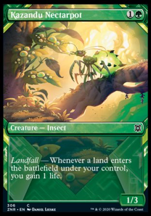 (306) Magic The Gathering Zendikar Rising: Extras Single: Kazandu Nectarpot Holo Common