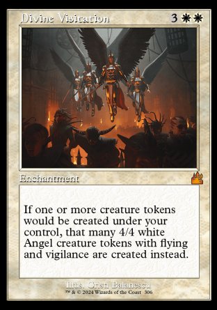 (306) Magic The Gathering Ravnica Remastered: Extras Single: Divine Visitation (V.3)  Mythic