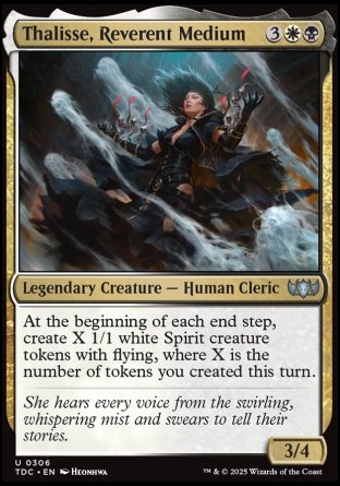 (306) Magic The Gathering Commander: Tarkir: Dragonstorm Single: Thalisse, Reverent Medium  Uncommon