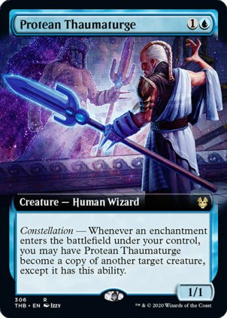 (306) Magic The Gathering Theros Beyond Death: Extras Single: Protean Thaumaturge Holo Rare