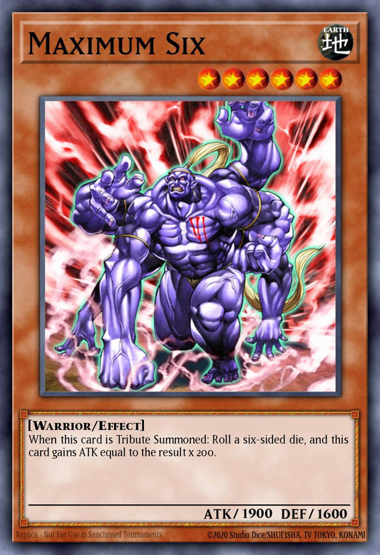 (097) YuGiOh TCG LODT: Light of Destruction Single: Maximum Six (V.4 - Ultimate Rare)  Ultimate Rare