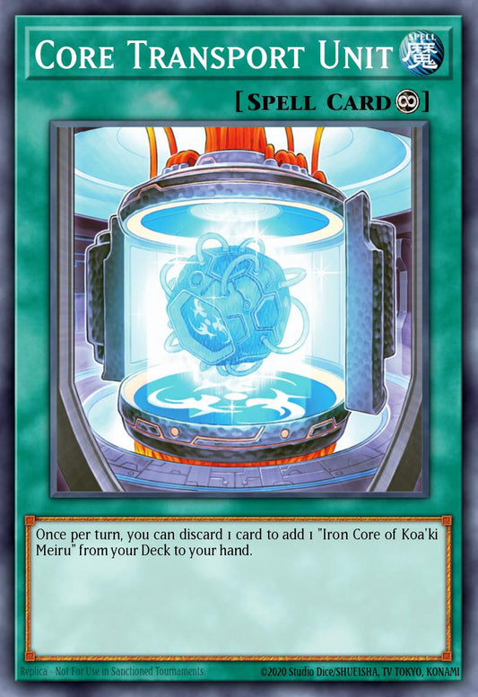 (089) YuGiOh TCG ABPF: Absolute Powerforce Single: Core Transport Unit  Secret Rare