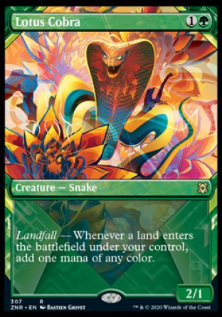 (307) Magic The Gathering Zendikar Rising: Extras Single: Lotus Cobra  Rare