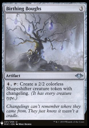 (221) Magic The Gathering The List Single: Birthing Boughs  Uncommon