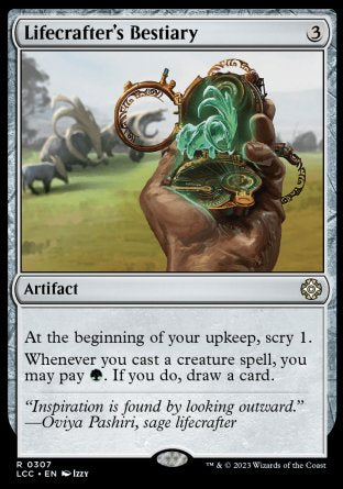 (307) Magic The Gathering Commander: The Lost Caverns of Ixalan Single: Lifecrafter's Bestiary  Rare