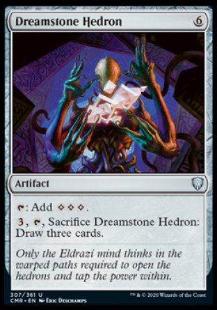 (307/361) Magic The Gathering Commander Legends Single: Dreamstone Hedron  Uncommon