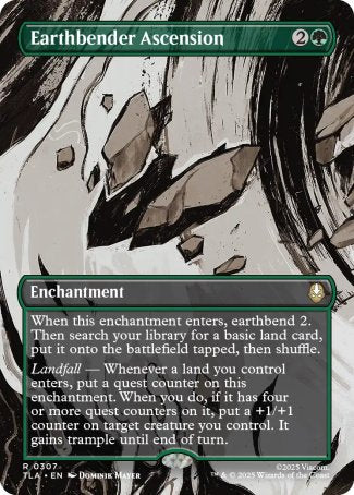 (307) Magic The Gathering Magic: The Gathering | Avatar: The Last Airbender: Extras Single: Earthbender Ascension  Rare