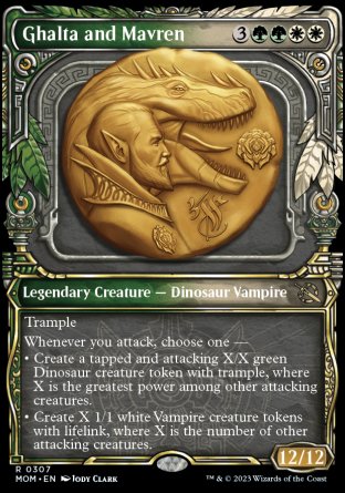 (307) Magic The Gathering March of the Machine: Extras Single: Ghalta and Mavren  Rare