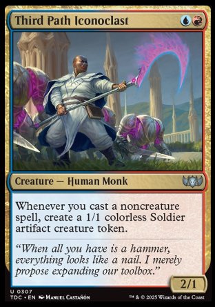 (307) Magic The Gathering Commander: Tarkir: Dragonstorm Single: Third Path Iconoclast  Uncommon