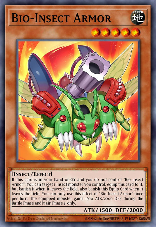 (311) YuGiOh TCG MP24: 25th Anniversary Tin: Dueling Mirrors Single: Bio-Insect Armor  Common