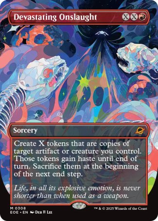 (308) Magic The Gathering Edge of Eternities: Extras Single: Devastating Onslaught (V.1)  Mythic
