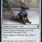 (308/361) Magic The Gathering Commander Legends Single: Filigree Familiar Holo Common