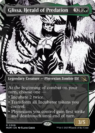 (308) Magic The Gathering March of the Machine: Extras Single: Glissa, Herald of Predation  Rare
