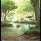 (308) Magic The Gathering Magic: The Gathering - FINAL FANTASY Single: Forest (V.3)  Land