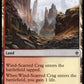 (308) Magic The Gathering Throne of Eldraine: Extras Single: Wind-Scarred Crag  Common