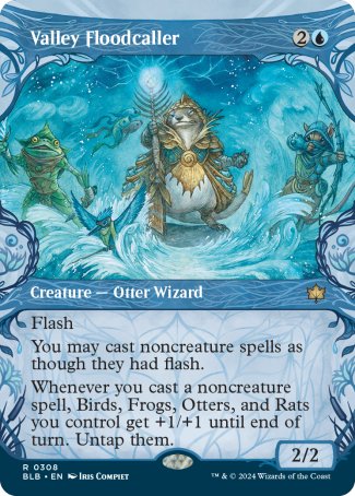 (308) Magic The Gathering Bloomburrow: Extras Single: Valley Floodcaller  Rare