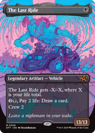 (308) Magic The Gathering Aetherdrift: Extras Single: The Last Ride  Mythic