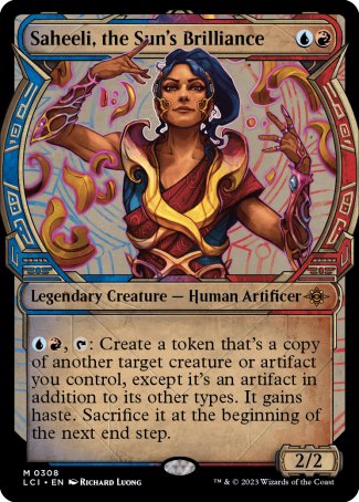 (308) Magic The Gathering The Lost Caverns of Ixalan: Extras Single: Saheeli, the Sun's Brilliance Holo Mythic