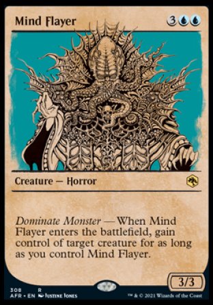 (308) Magic The Gathering Adventures in the Forgotten Realms: Extras Single: Mind Flayer  Rare