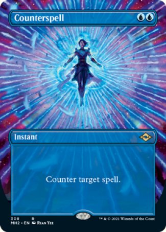(308) Magic The Gathering Modern Horizons 2: Extras Single: Counterspell  Rare