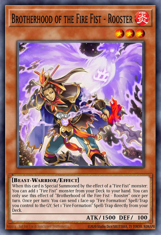 (120) YuGiOh TCG MP14: 2014 Mega-Tins Mega-Pack Single: Brotherhood of the Fire Fist - Rooster  Secret Rare