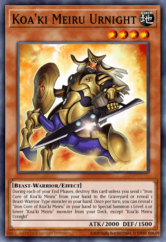 (025) YuGiOh TCG ABPF: Absolute Powerforce Single: Koa'ki Meiru Urnight (V.2 - Ultimate Rare)  Ultimate Rare