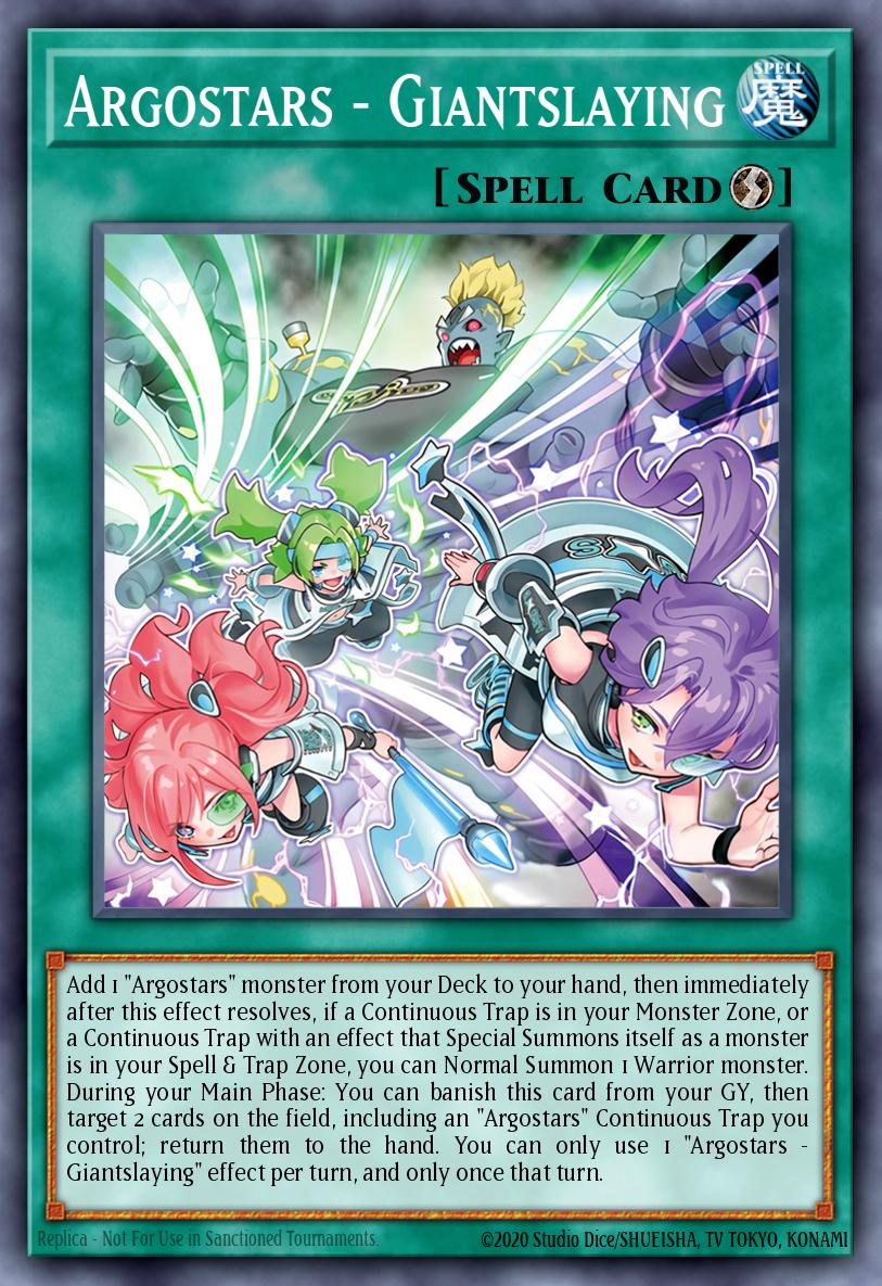 (062) YuGiOh TCG ALIN: Alliance Insight Single: Argostars - Giantslaying  Super Rare