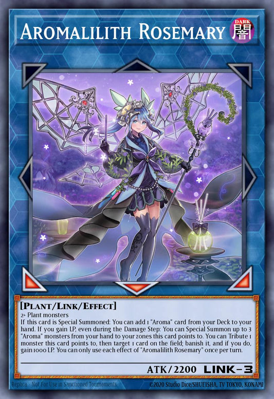 (050) YuGiOh TCG PHNI: Phantom Nightmare Single: Aromalilith Rosemary  Super Rare