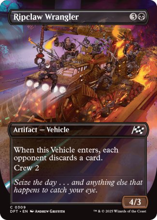 (309) Magic The Gathering Aetherdrift: Extras Single: Ripclaw Wrangler  Common