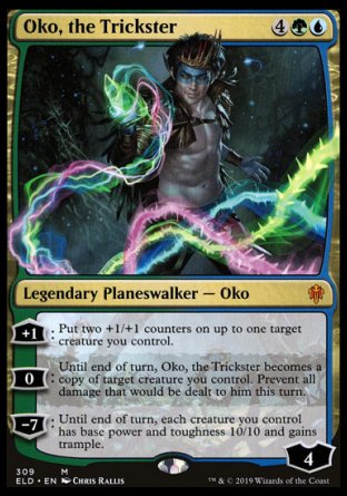 (309) Magic The Gathering Throne of Eldraine: Extras Single: Oko, the Trickster  Mythic