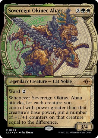 (309) Magic The Gathering The Lost Caverns of Ixalan: Extras Single: Sovereign Okinec Ahau  Mythic